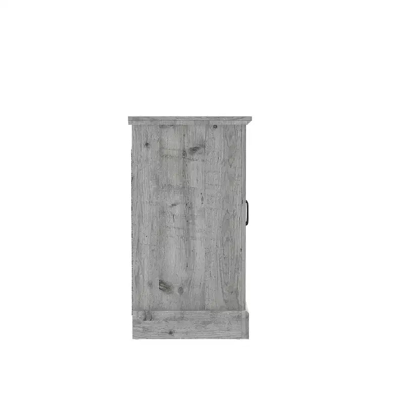 Meuble TV 4 portes en miroir avec rangements dissimulés