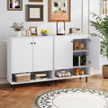 Meuble buffet 2 portes avec étagère réglable pour cuisine