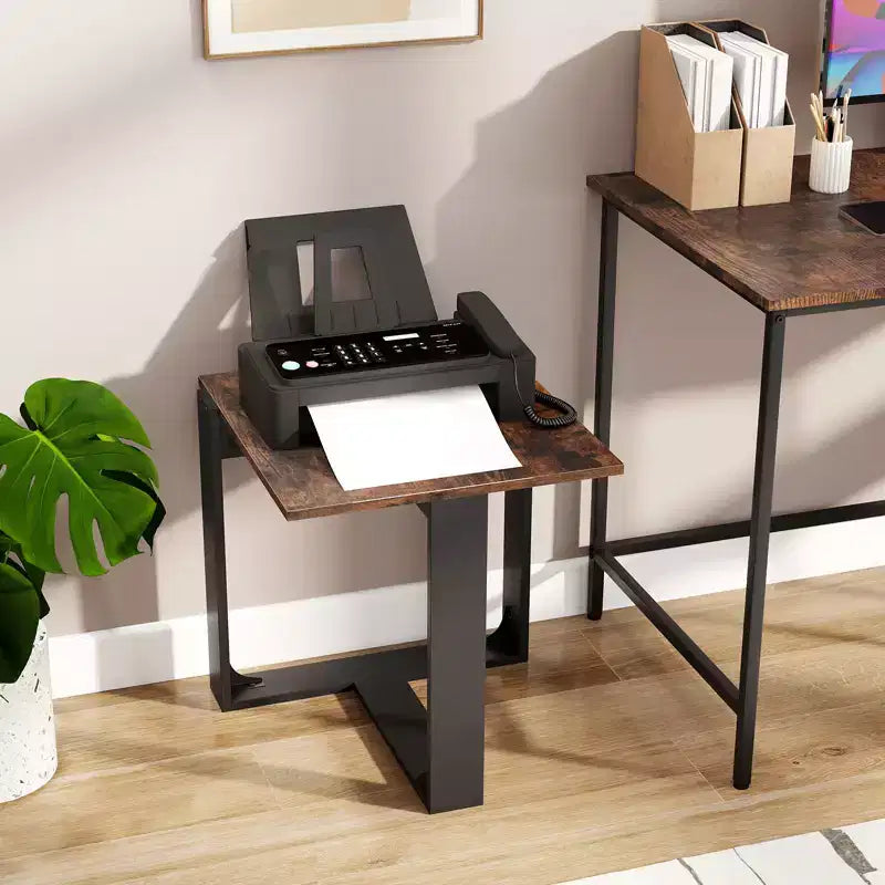 Tables d'appoint industrielles avec cadre en métal pour petits espaces