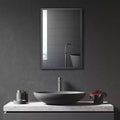 Armoire à pharmacie murale avec miroir, Armoire de toilette en acier inoxydable avec miroir