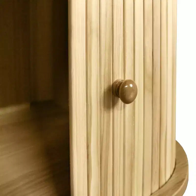 Meuble TV en rotin avec tiroirs pour télévision de 75 pouces, table de rangement TV en bois
