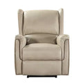 Paulina Genuine Leather Power Recliner with Wingback Design |ARTFUL LIVING DESIGNS