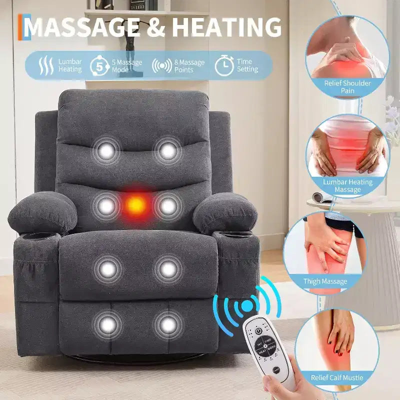 Fauteuil inclinable électrique Canapé inclinable électrique Fauteuil inclinable motorisé réglable