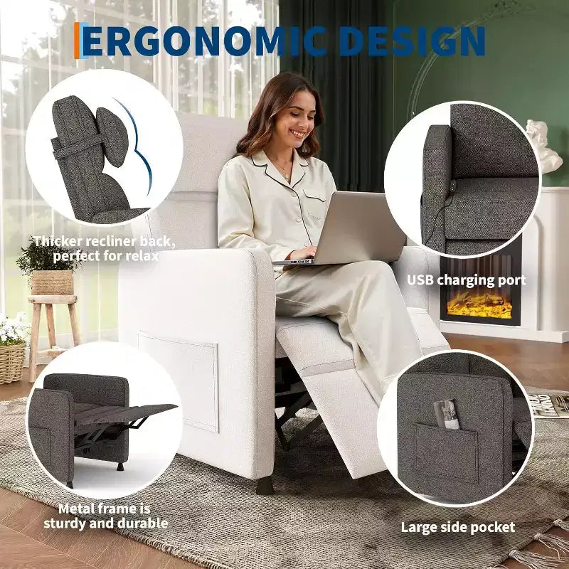Fauteuil inclinable électrique Canapé inclinable électrique Fauteuil inclinable motorisé réglable