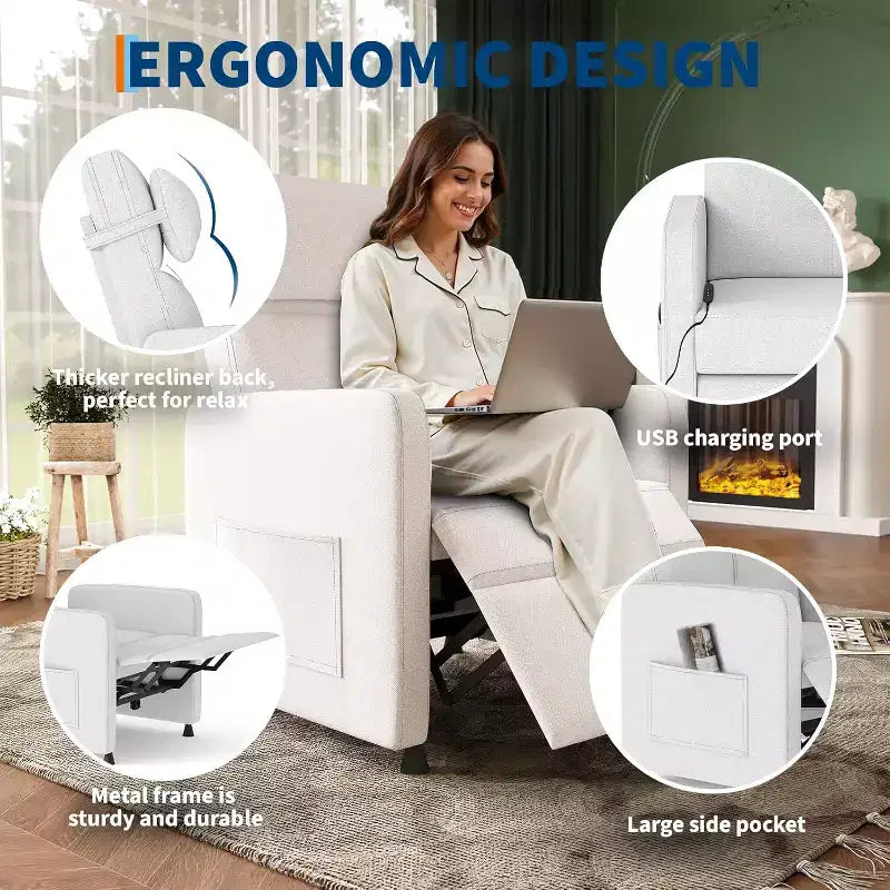 Fauteuil inclinable électrique Canapé inclinable électrique Fauteuil inclinable motorisé réglable