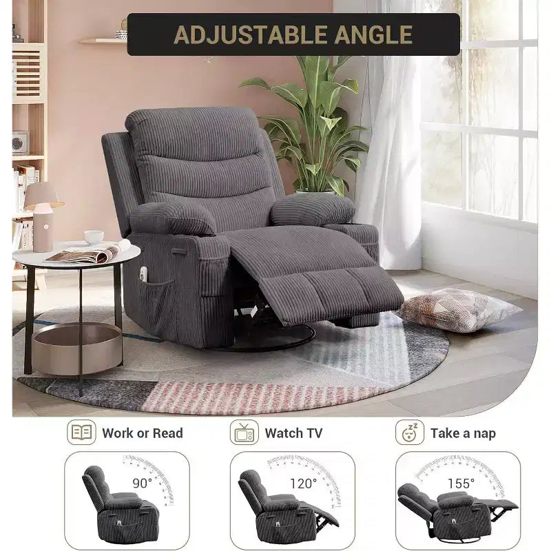 Petit fauteuil inclinable à bascule pour petits espaces