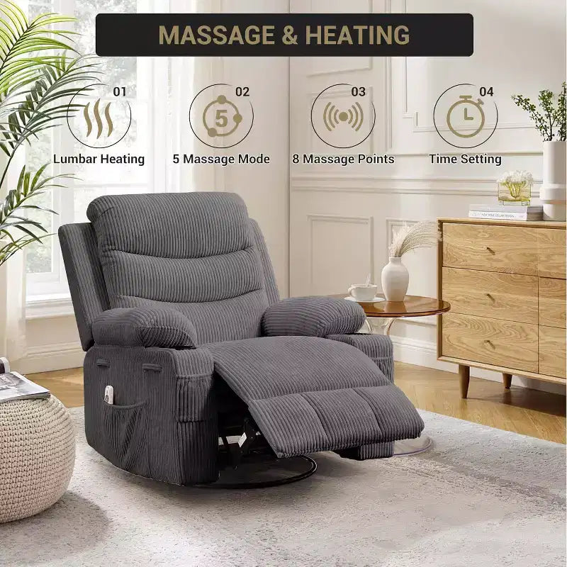 Petit fauteuil inclinable à bascule pour petits espaces