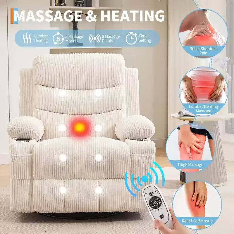 Petit fauteuil inclinable à bascule pour petits espaces