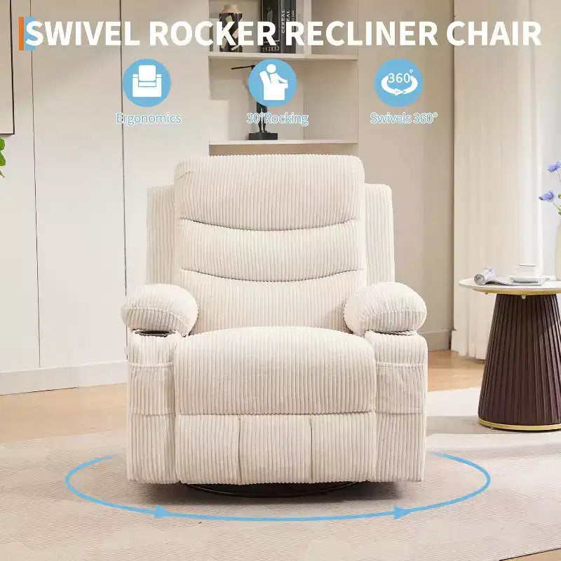 Petit fauteuil inclinable à bascule pour petits espaces