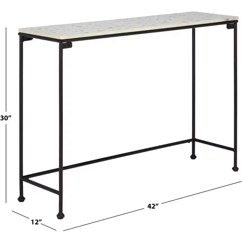 Console Table Gris/Noir