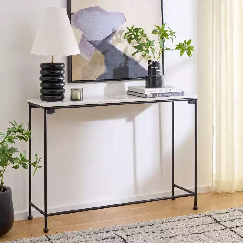 Console Table Gris/Noir