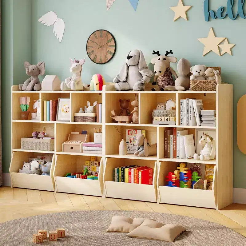 Meuble de rangement pour jouets, Bibliothèque pour enfants, Armoire de rangement pour jouets, Étagère à livres pour tout-petits