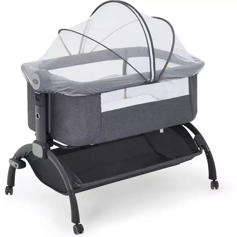 Bedside Bassinet Baby Bassinet,3 in 1 Bedside Sleeper with Baby Co-Sleeper Travel Crib