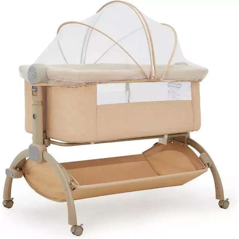 Berceau Cododo Bébé, Lit Bébé 3 en 1 avec Fonction Cododo et Lit de Voyage