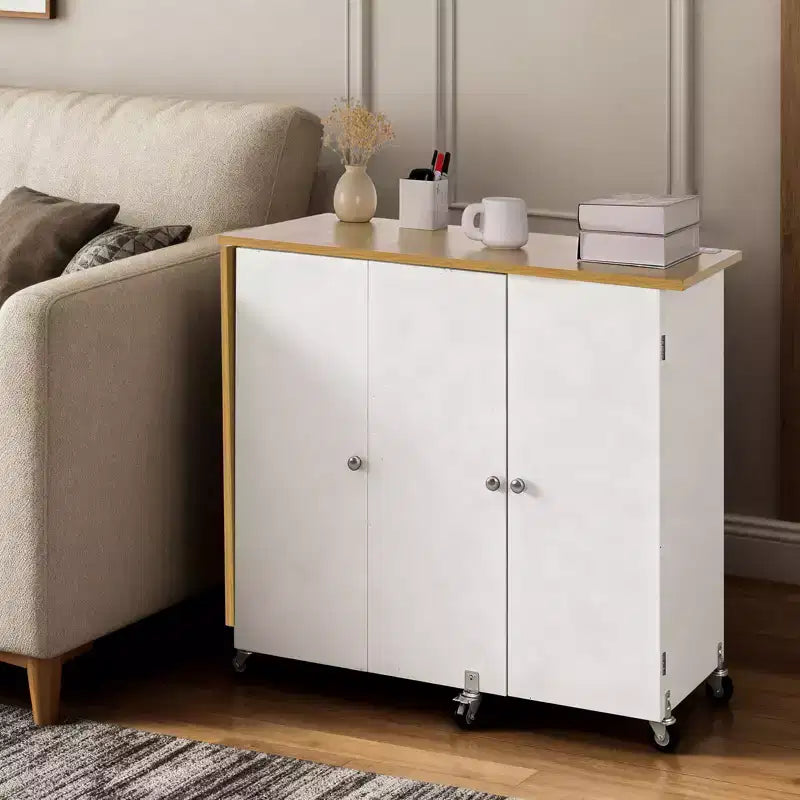 Table pliante pour machine à coudre, table multifonctionnelle pour machine à coudre avec meuble