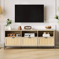 Meuble TV pour centre de divertissement de 75 po avec rangement, table console de 65 po
