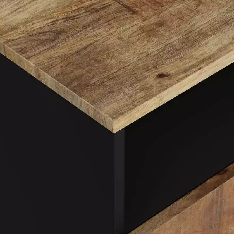 Table de chevet Accent avec tiroir de rangement en bois massif