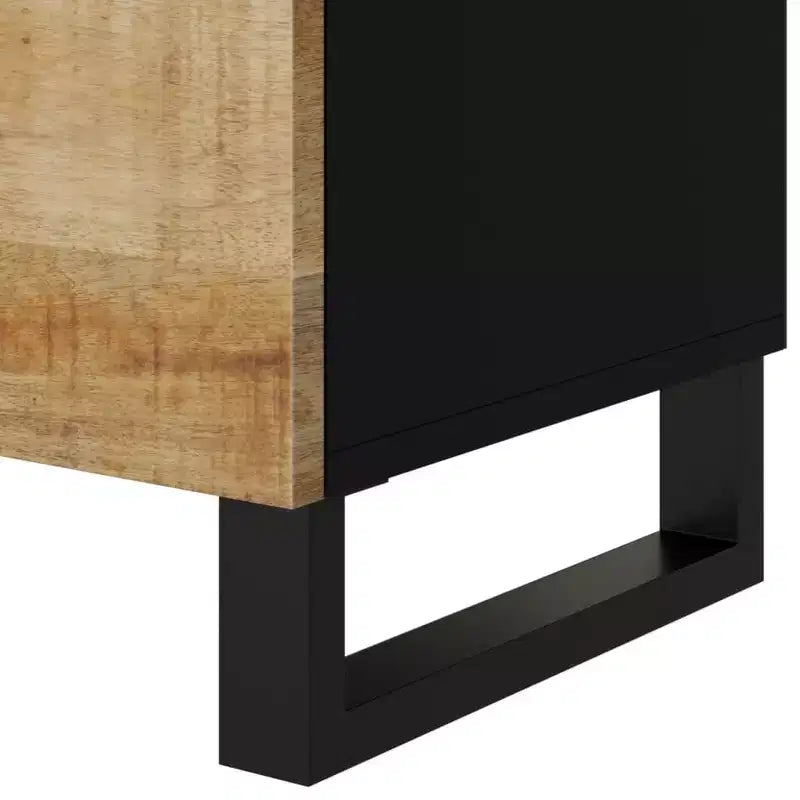 Table de chevet Accent avec tiroir de rangement en bois massif