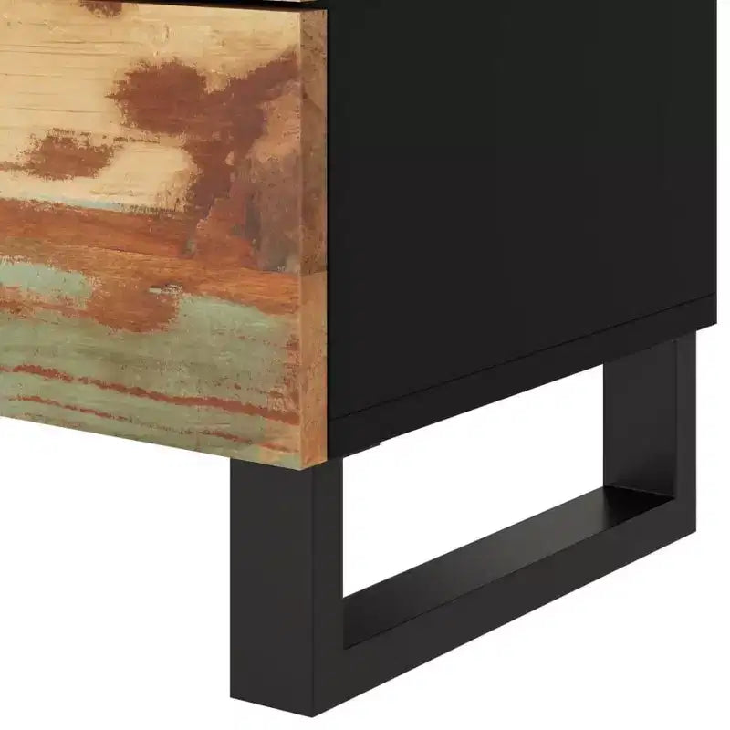 Table de chevet Accent avec tiroir de rangement en bois massif