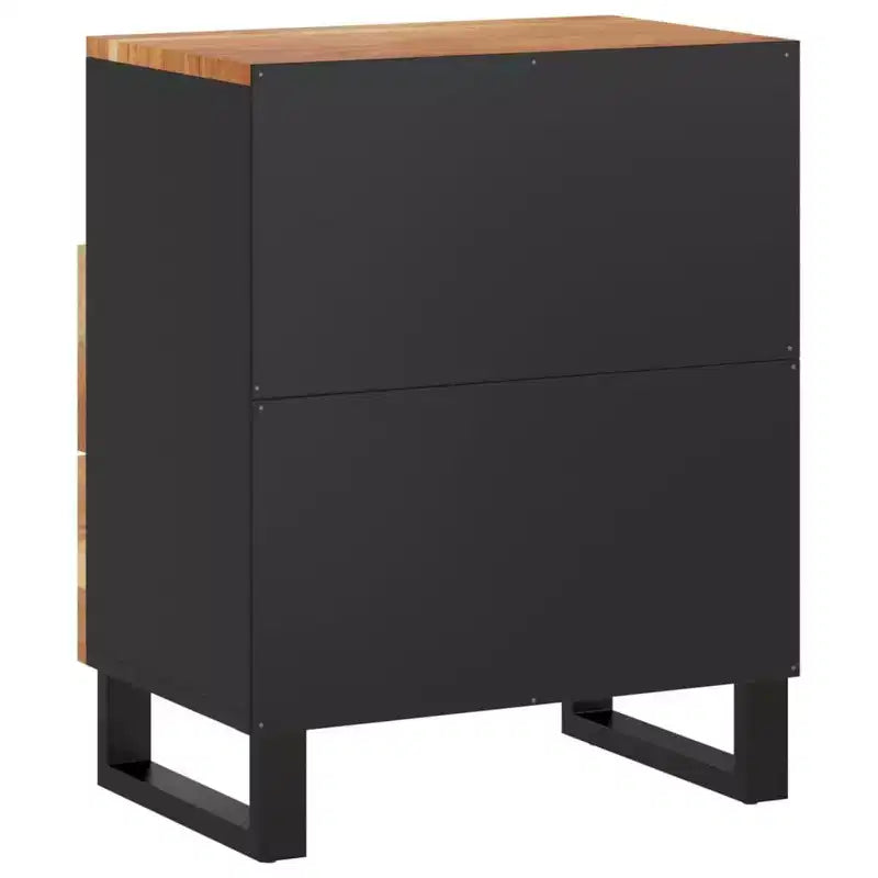 Table de chevet Accent avec tiroir de rangement en bois massif