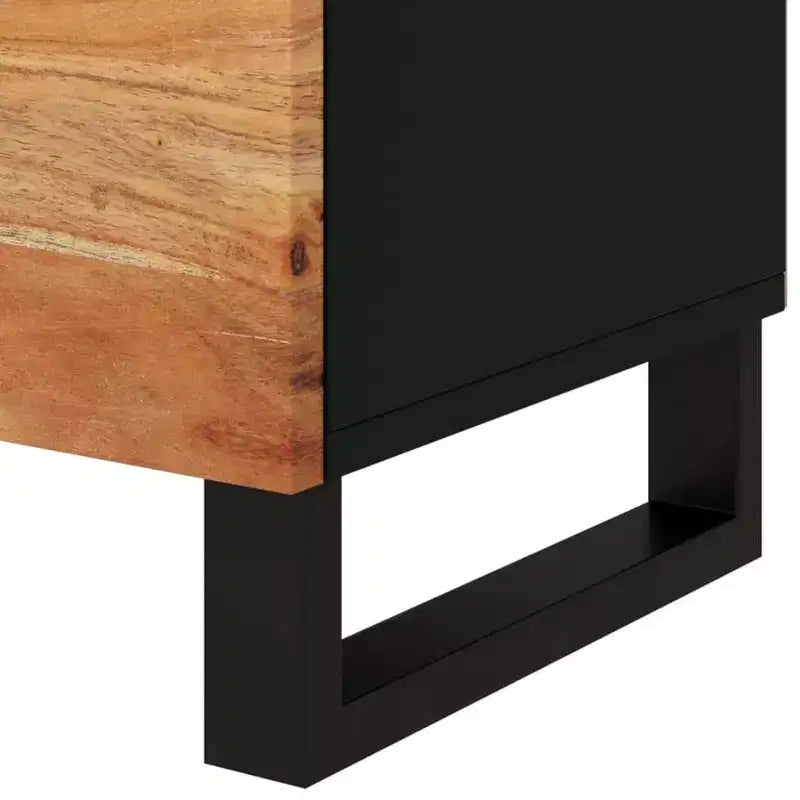 Table de chevet Accent avec tiroir de rangement en bois massif