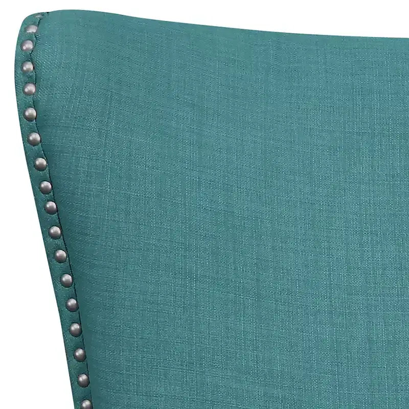Chaise rembourrée à dossier haut