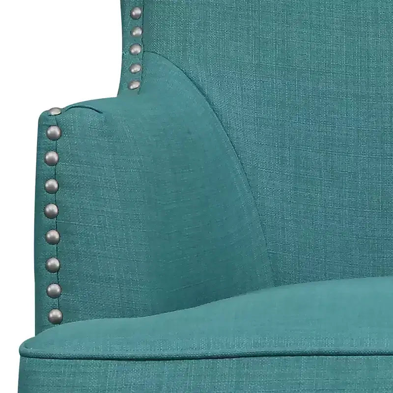 Chaise rembourrée à dossier haut