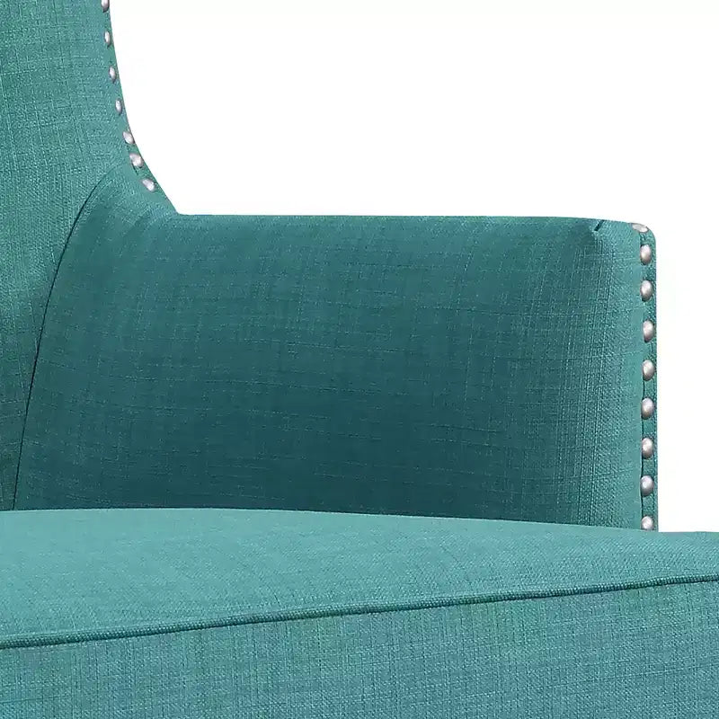 Chaise rembourrée à dossier haut