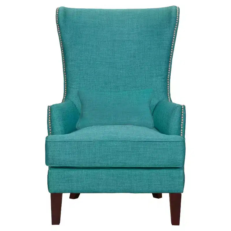 Chaise rembourrée à dossier haut