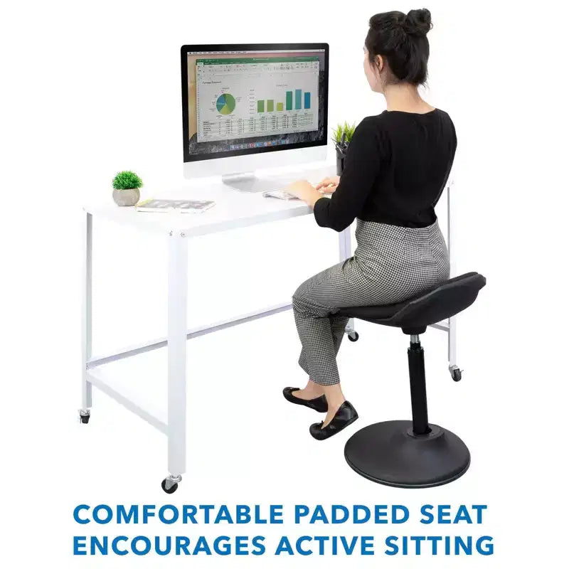 Tabouret ergonomique assis-debout, chaise d'appoint pour bureau debout