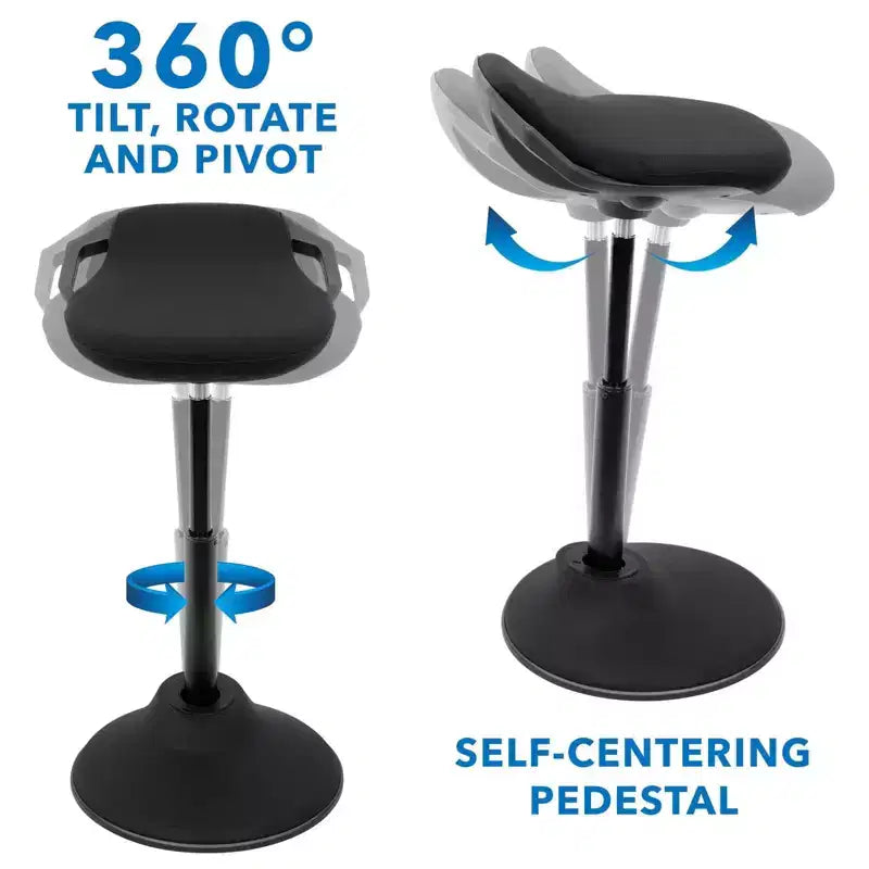 Tabouret ergonomique assis-debout, chaise d'appoint pour bureau debout