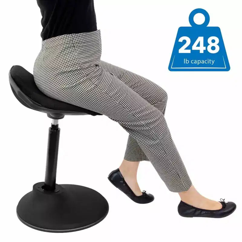 Tabouret ergonomique assis-debout, chaise d'appoint pour bureau debout