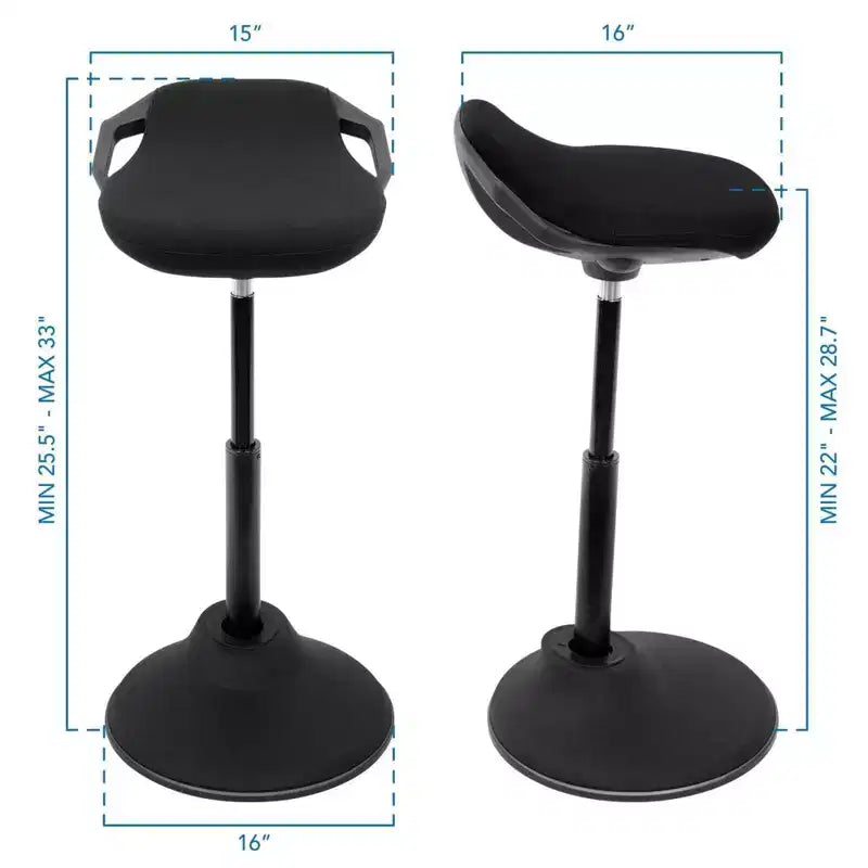 Tabouret ergonomique assis-debout, chaise d'appoint pour bureau debout