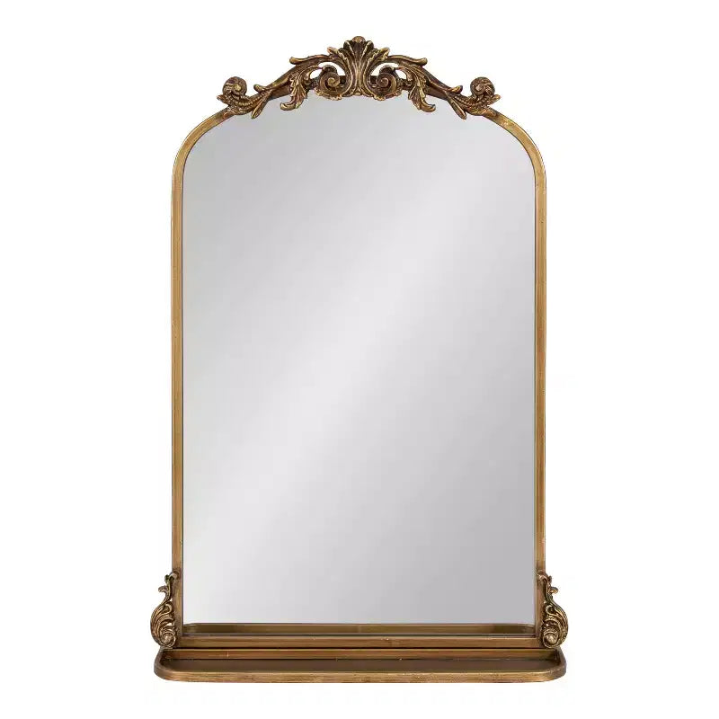 Miroir arche traditionnel avec étagère