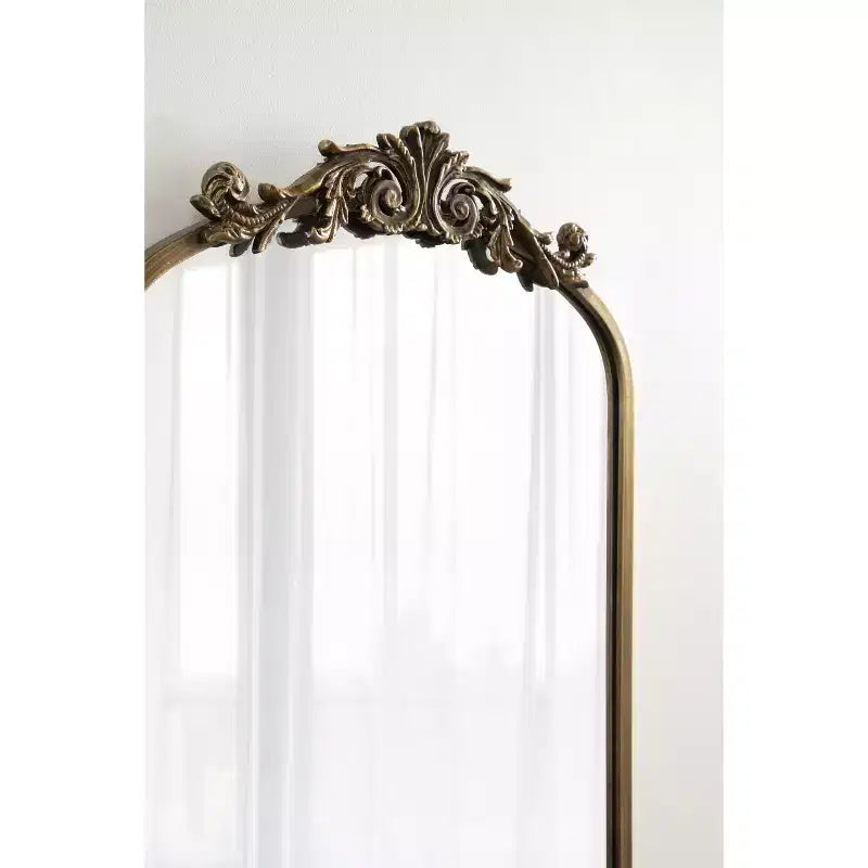 Miroir arche traditionnel avec étagère