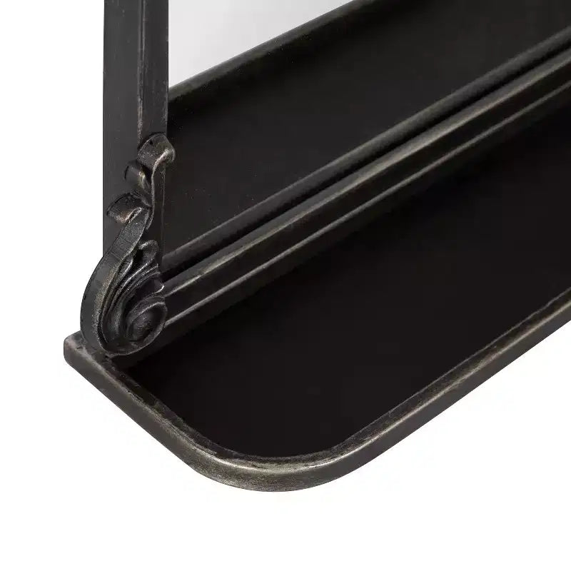 Miroir arche traditionnel avec étagère
