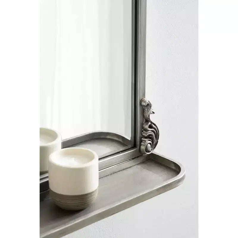 Miroir arche traditionnel avec étagère