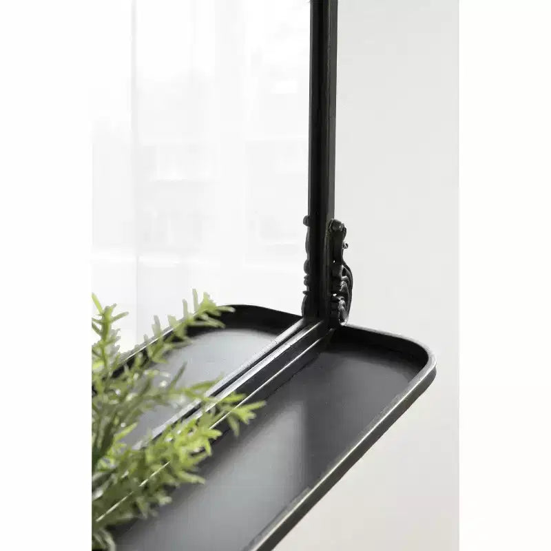 Miroir arche traditionnel avec étagère