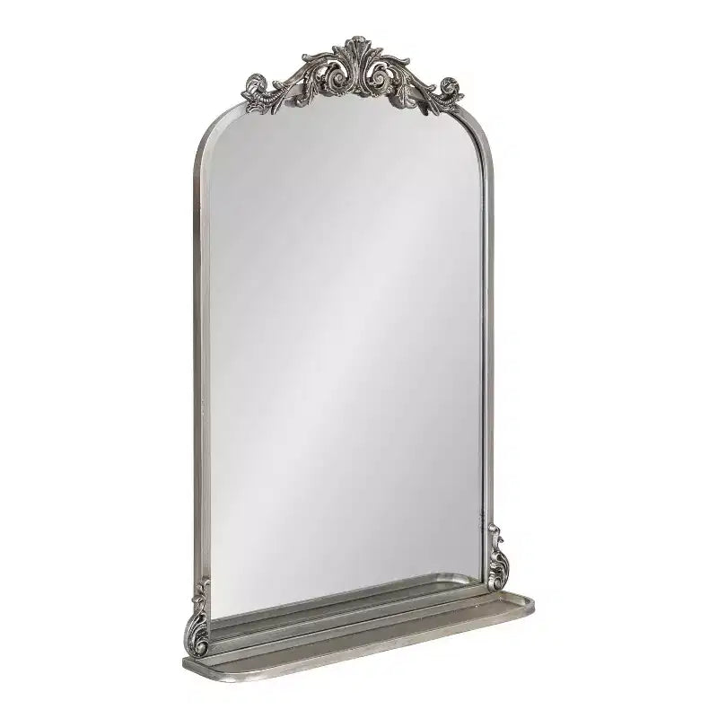 Miroir arche traditionnel avec étagère