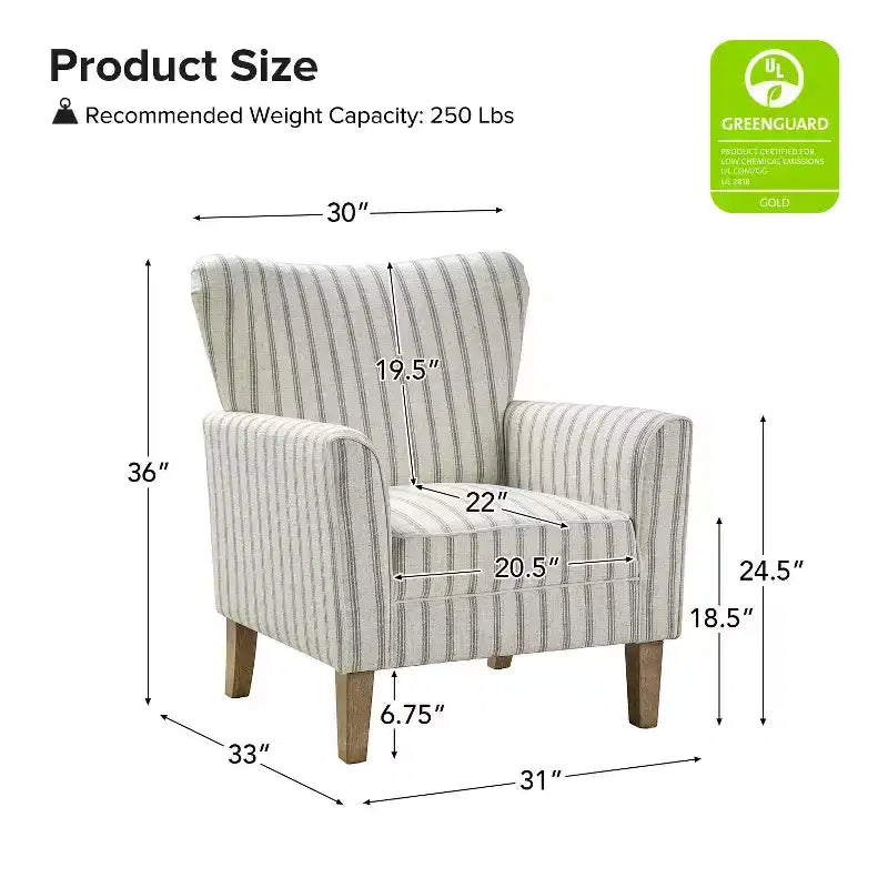 Fauteuil avec accoudoirs spéciaux