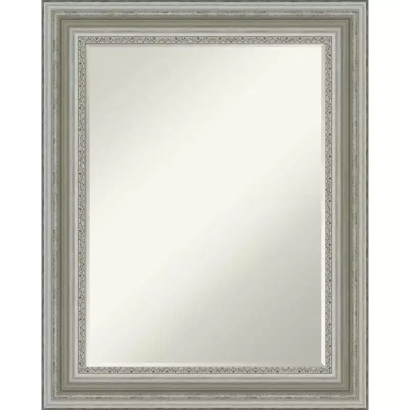 Petit miroir mural biseauté pour salle de bain